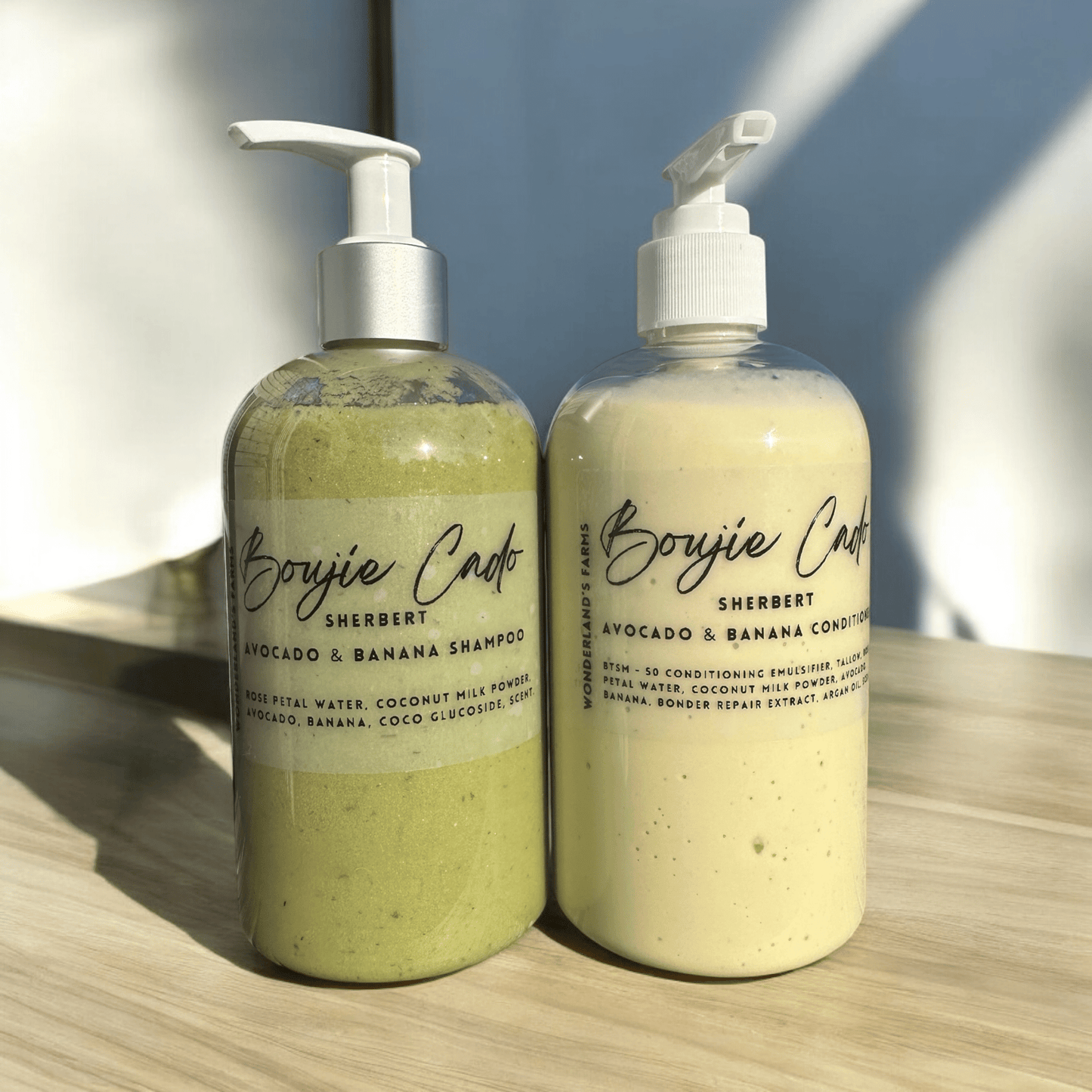 Boujie Cado Shampoo & Conditioner for HUMANS. - Wonderland’s Farms
